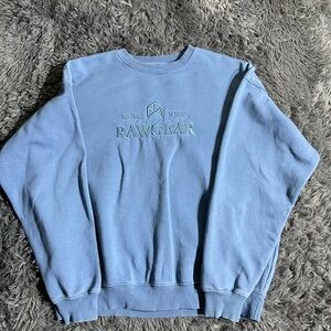 Rawgear Men's Classic Blue Crewneck Sweater